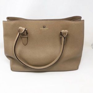 Kate Spade | Large - 3 compartment Tan Tote